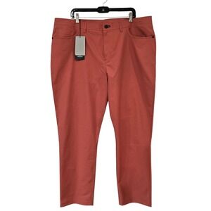 Public Rec Dealmaker 5 pocket Pant Rust Orange Mens 42/32 Performance travel NWT